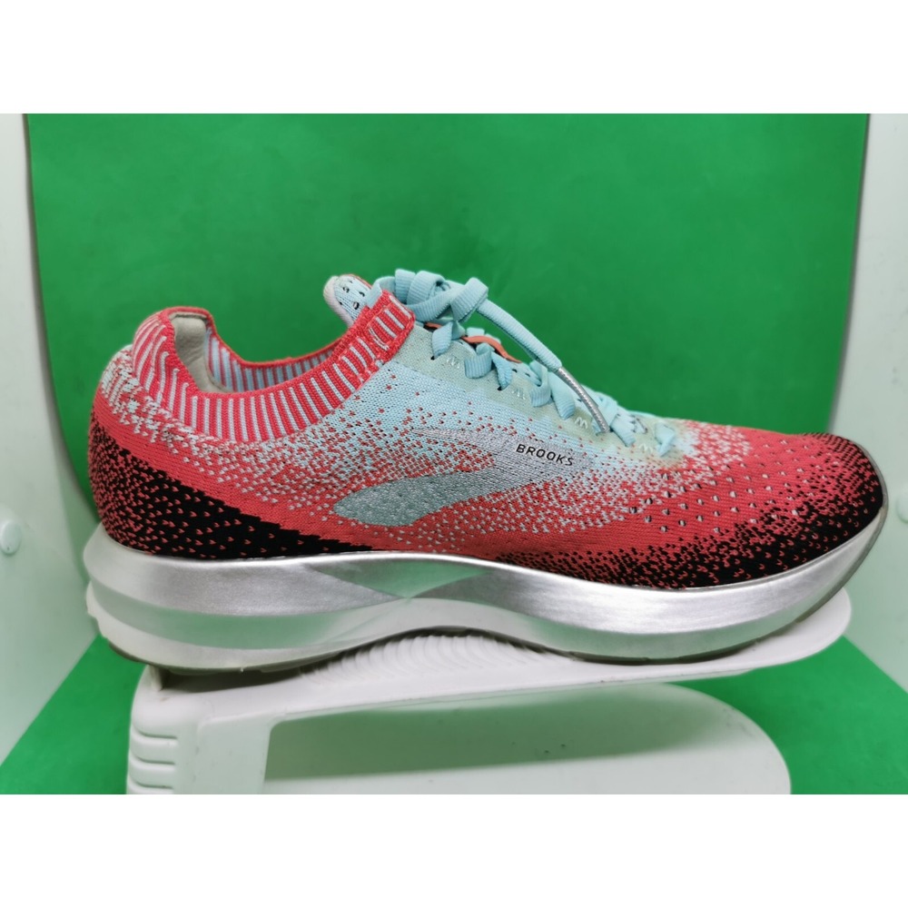 Brooks Levitate 2 1202791B872 Coral Blue Black Running Shoes Women's Size 9 M - Picture 7 of 16